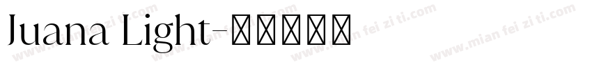 Juana Light字体转换